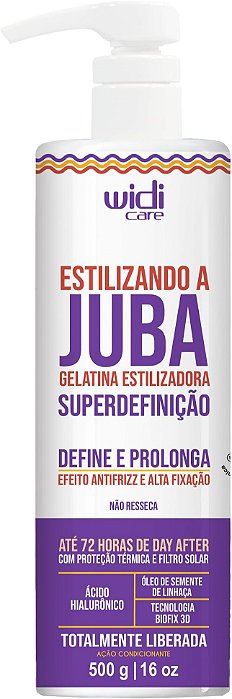 ESTILIZANDO A JUBA GELATINA SUPER DEFINICAO - WIDI CARE - 500 G