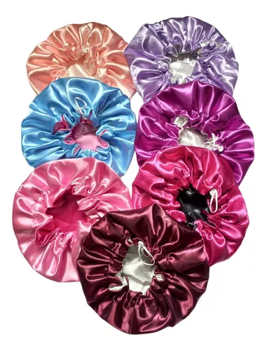 TOUCA DE CETIM FORRO DUPLO COM REGULADOR - SIMPLES (CORES VARIADAS)