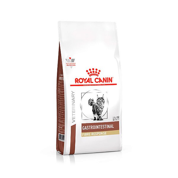 RAÇÃO SECA ROYAL CANIN GATO ADULTO VETERINARY DIET GASTROINTESTINAL FIBRE RESPONSE 1,5KG