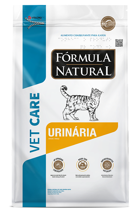 RAÇÃO SECA FÓRMULA NATURAL VET CARE GATO ADULTO URINÁRIA 1,5KG