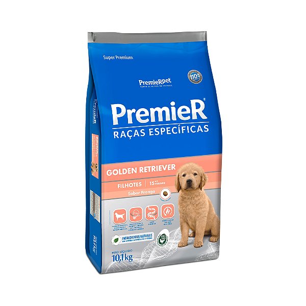 RAÇÃO SECA PREMIER NATTÚ CÃO FILHOTE FRANGO C/ MANDIOCA 10,1KG