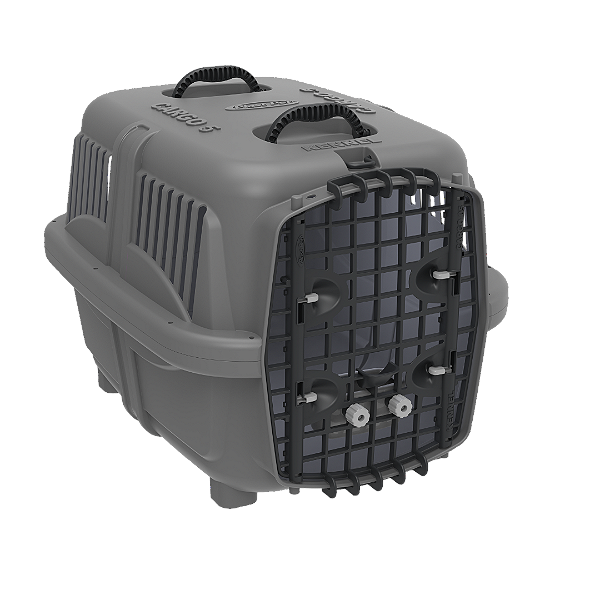 CAIXA DE TRANSPORTE PLAST PET CARGO KENNEL Nº5 C-74,5 X L-59 X A-53,5CM - TAUPE