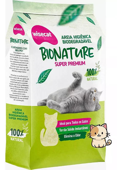AREIA SANITÁRIA BIONATURE WCB 4KG