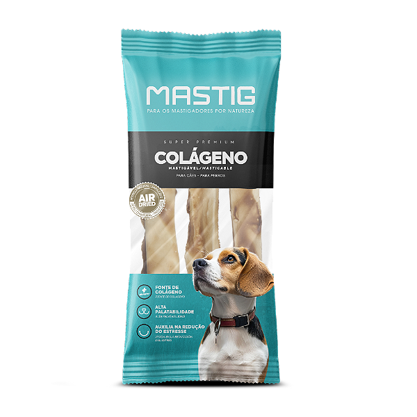 PETISCO MASTIG MINI RETRIEVER COLÁGENO FRANGO 8" C/ 3UN