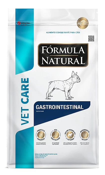 RAÇÃO SECA FÓRMULA NATURAL VET CARE CÃO ADULTO GASTROINTESTINAL 10,1KG