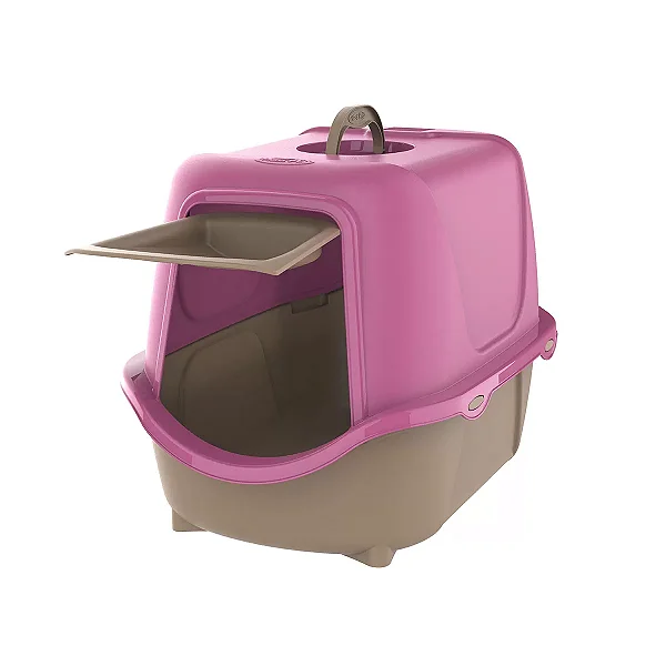 SANITÁRIO PLAST PET WC CAT NEW GOLD EDITION ROSA
