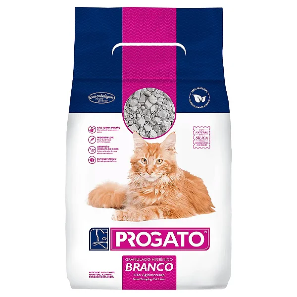 GRANULADO SANITÁRIO PROGATO BRANCO 1,8KG