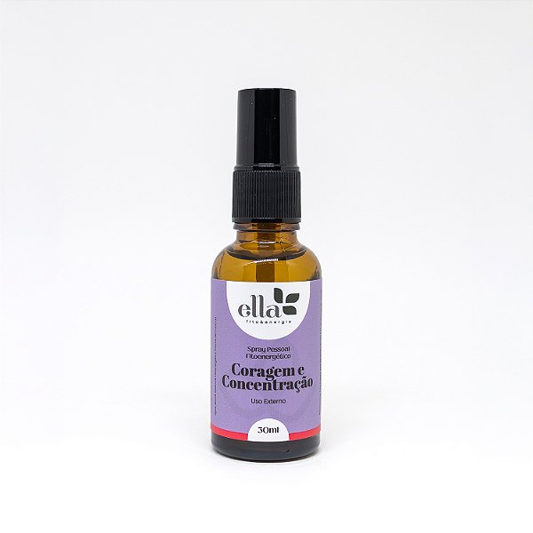Coragem e Concentração Spray Fitoenergético Pessoal 30ml