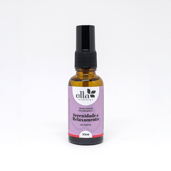 Serenidade e Relaxamento Spray Fitoenergético Pessoal 30ml