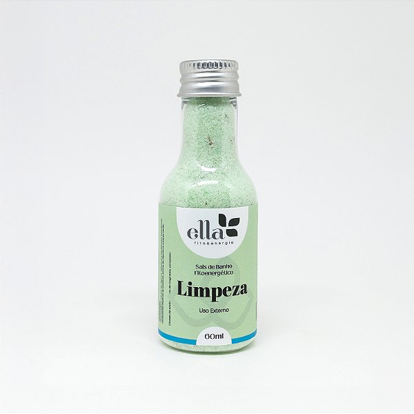 Limpeza Energética Sais de Banho Fitoenergético 60ml