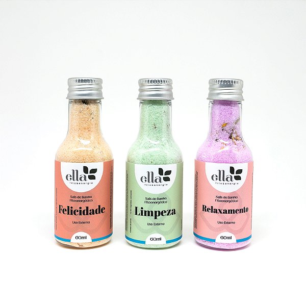 Kit Sais de Banho Fitoenergético 60ml