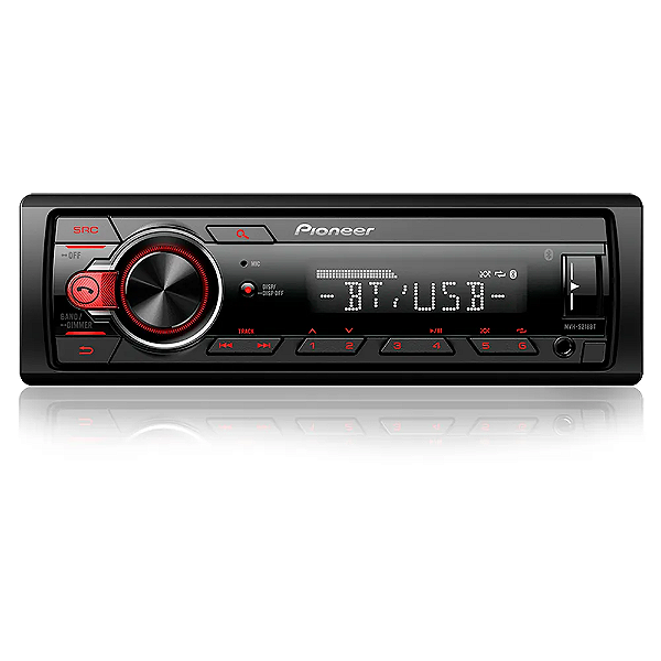 Som automotivo Pioneer MVH S118UI com USB