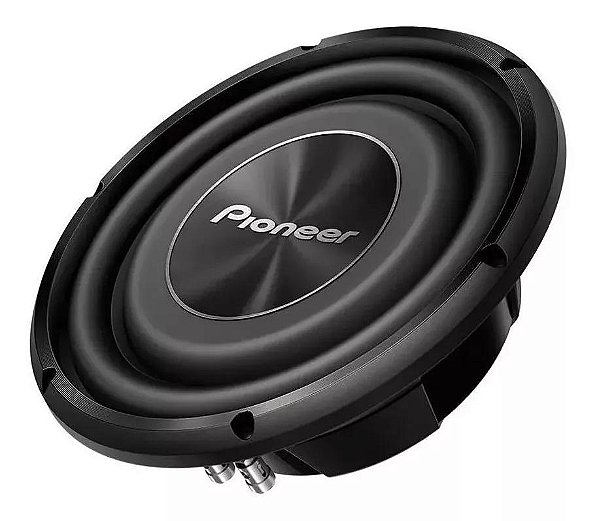 Alto Falante Sub Slim Pioneer 10 Poleg. 300w Rms Ts-a2500ls4 Cor Preto