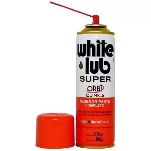 White Lub Super Desengripante Óleo Spray Lubrificante 300 Ml