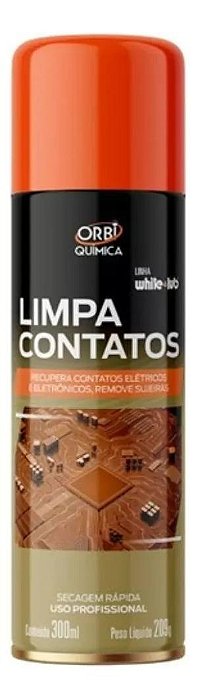 Limpa Contato Elétrico Eletrônico Spray Alta Performance