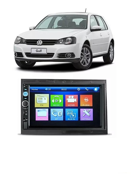 Mp5 Central Multimidia 2 Din Golf 2010 A 2014