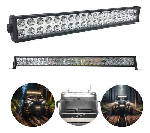 Farol Barra Led Milha Reta 180w 80cm Universal Off Road