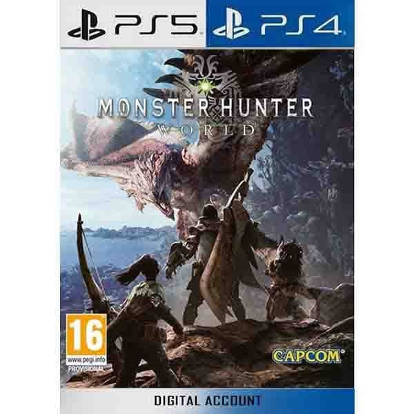 MONSTER HUNTER WORLD PS5 PSN MIDIA DIGITAL