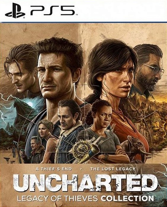 UNCHARTED: Coleção Legado dos Ladrões Ps5 Psn Midia Digital