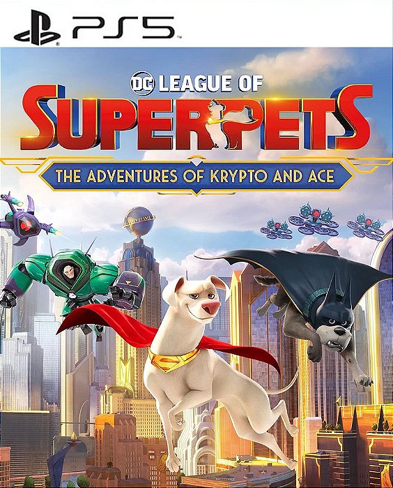 DC Liga dos Superpets: As Aventuras de Krypto e Ace Ps5 Psn Midia Digital