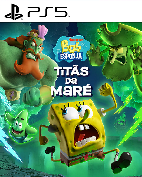 Bob Esponja: Titãs da Maré Ps5 Psn Midia Digital