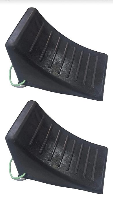 Par Calço De Roda Segurança Para Caminhão Nbr 9735 + Corda
