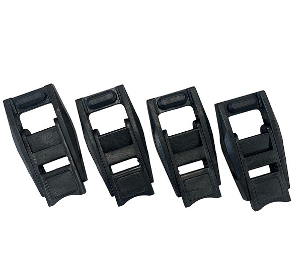 Kit 4 Peças Fivela/catraca Sider Com Fixador/presilha