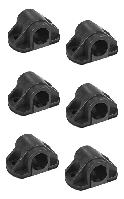 Kit 8 Mancal Abraçadeira Varão 1pol Porta Tras Baú Facchini