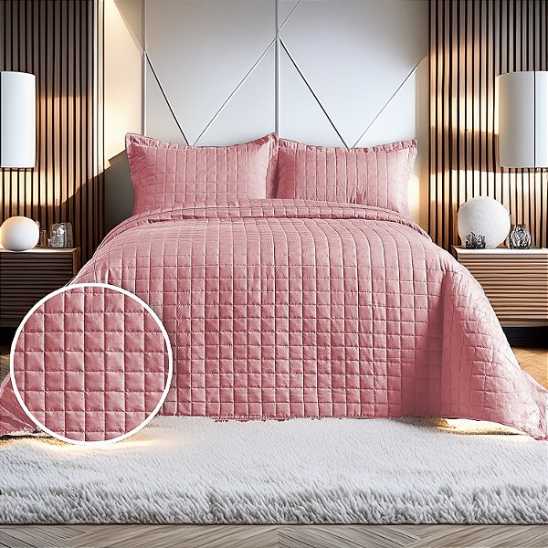 Kit Cobre Leito Micropercal Queen