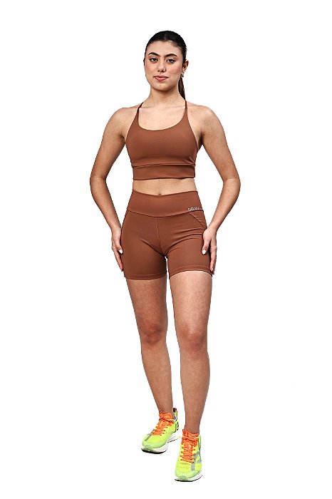 Conjunto Shorts Pulse Pocket e Top Vortex - BRAVE FLEX™