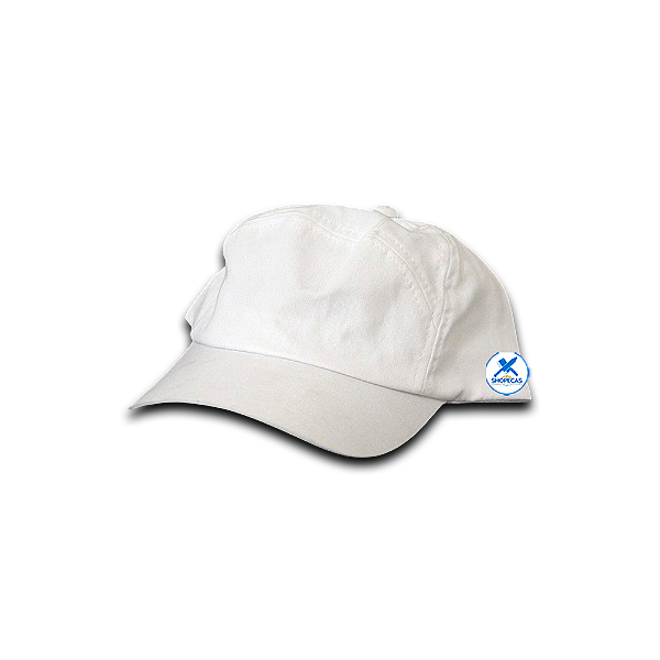 Bone branco em algodao