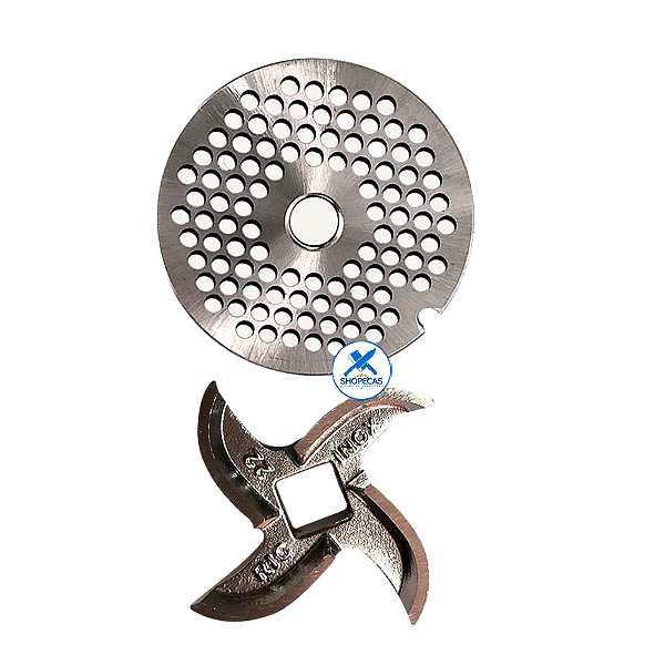Conjunto inox disco e cruzeta Nº 10 5mm