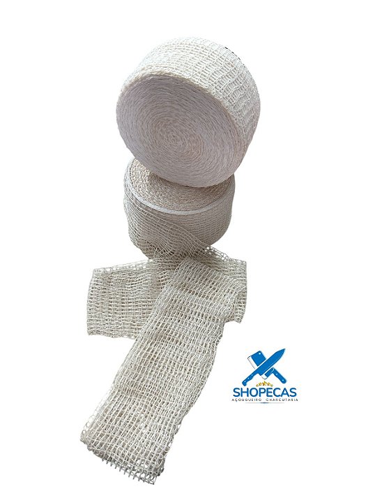 Rede Elástica para cortes especiais 10 cm rolo 45 mts