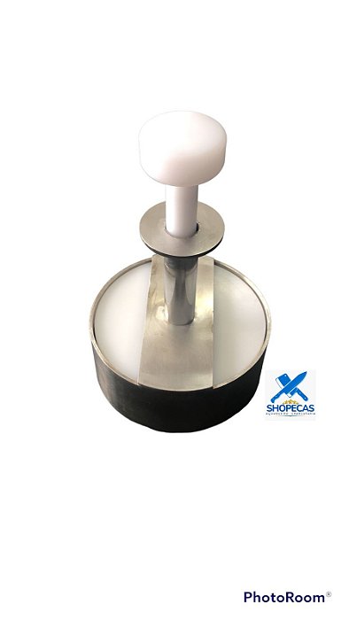 Modelador de Hamburguer manual profisional Inox e Polietileno 112mm