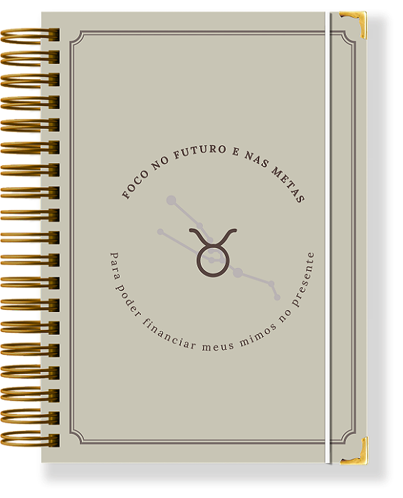 Planner Permanente Modular - Coleção signos TOURO