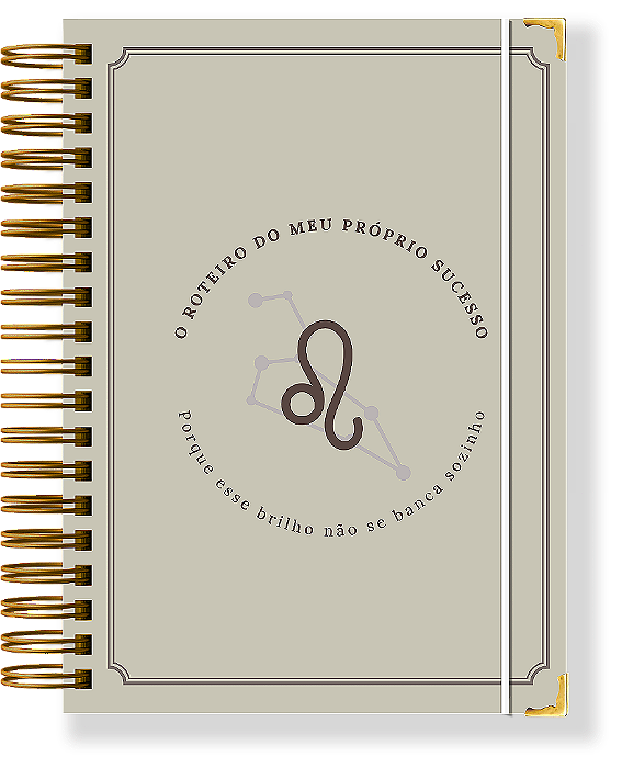 LEÃO - Planner Permanente Modular - Coleção signos