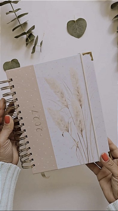 Capa Capim dos Pampas Planner 2027 datado