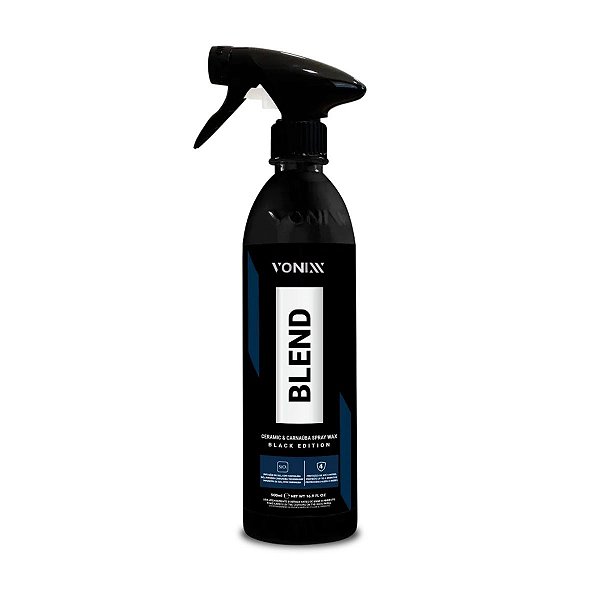 BLEND BLACK SPRAY LÍQUIDA VONIXX 500ML - CERA PARA CARROS ESCUROS
