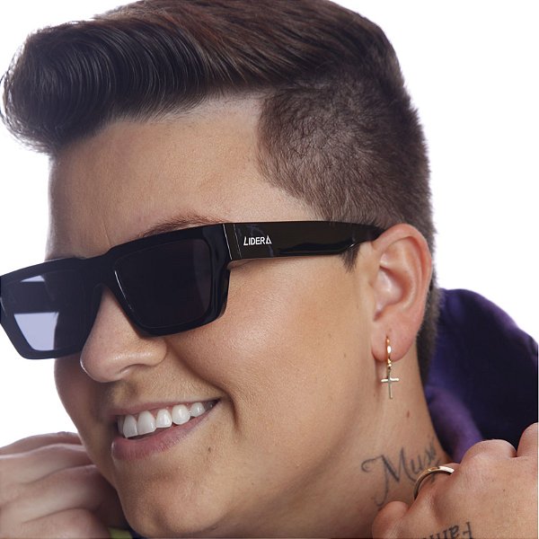 ÓCULOS de SOL - SV BLACK BOLD - Armação Acetato Retangular