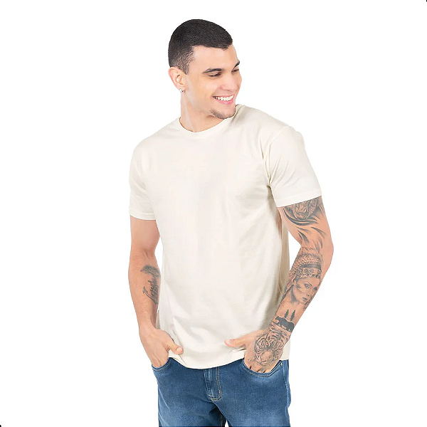 Camiseta Algodão Penteado