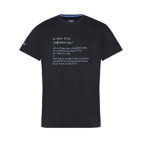Camiseta Audi Electric Preto