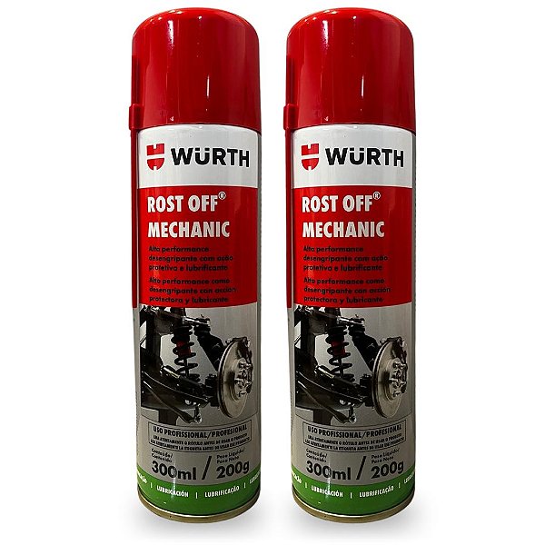 Kit 2 Lubrificantes Wurth - Desengripante