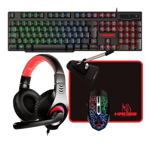 COMBO GAMER KROSS KE GK5150 5 EM 1