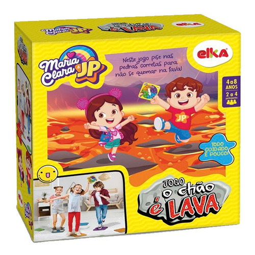 JOGO O CHÃO É LAVA - MARIA CLARA E JP