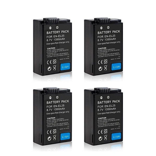 4x Bateria EN-El25 Para Câmera Nikon Z50 Z30 ZFC - Mamen