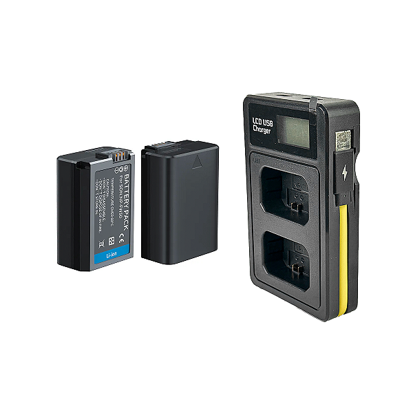 2 Bateria + Carregador NP-FW50 Sony A7S A7S2 ZV-E10 - Mamen