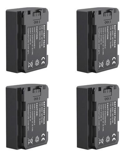 4x Bateria Np-fz100 Para Câmera Sony A7iii A7iv Fx30 Fx3
