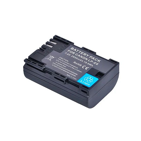 Bateria LP-E6 Para Canon R R5 R6 R7 60D 80D 6D MK II Batmax