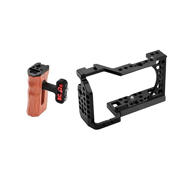 Cage Gaiola Sony A6100 A6300 A6400 A6500 + Punho Lateral