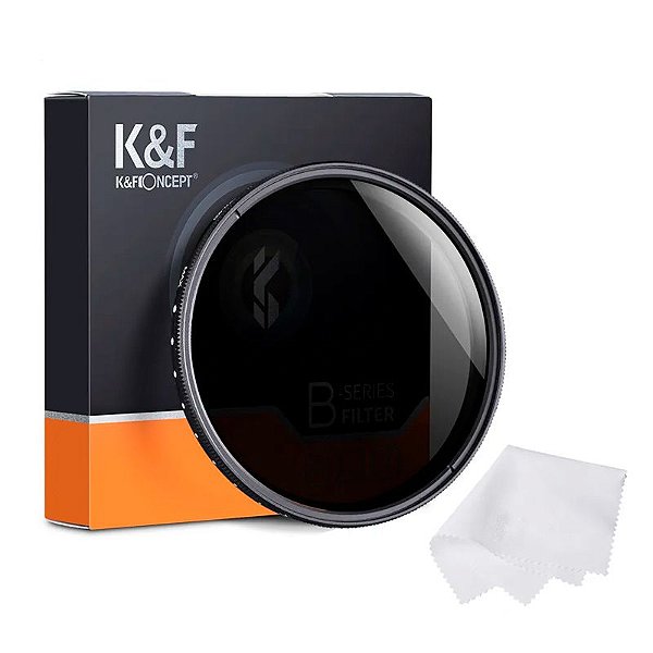 Filtro de Lente K&F Concept ND2-400 Variavel 82mm